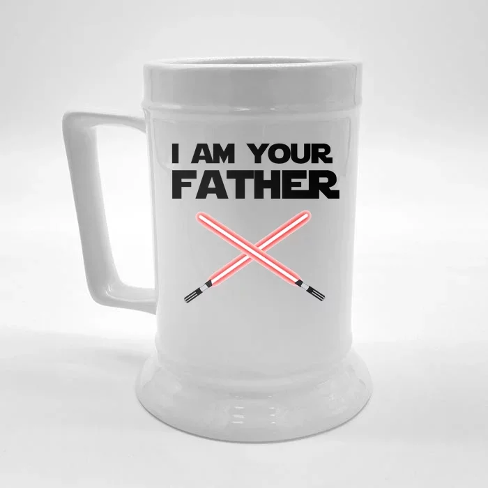 I Am Your Father Dad Lightsaber Front & Back Beer Stein