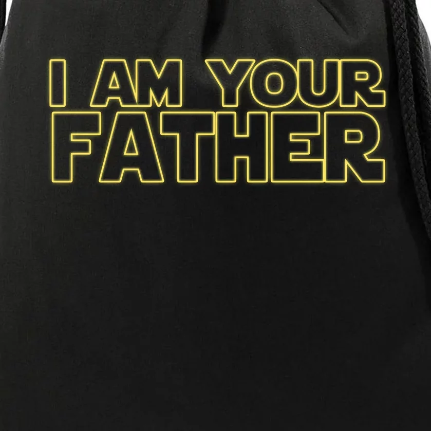 I Am Your Father Funny Dad Parody Drawstring Bag