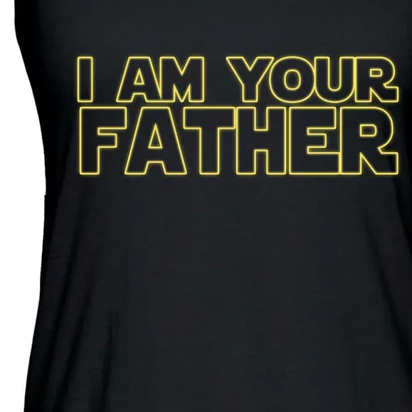 I Am Your Father Funny Dad Parody Ladies Essential Flowy Tank