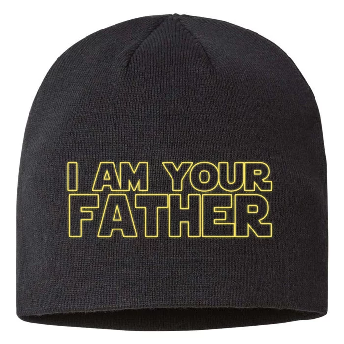 I Am Your Father Funny Dad Parody 8 1/2in Sustainable Knit Beanie