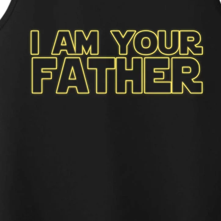 I Am Your Father Funny Dad Parody Performance Tank