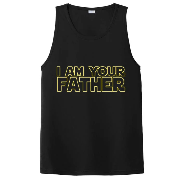 I Am Your Father Funny Dad Parody Performance Tank