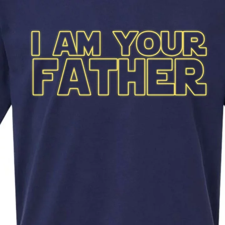 I Am Your Father Funny Dad Parody Sueded Cloud Jersey T-Shirt