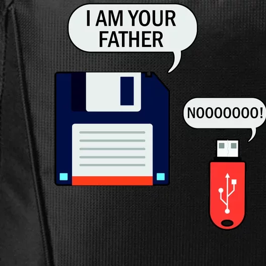 I Am Your Father Retro Floppy Disk USB City Backpack