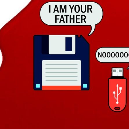 I Am Your Father Retro Floppy Disk USB Tree Ornament