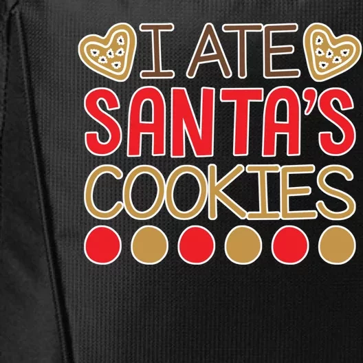 I Ate Santa's Cookie City Backpack