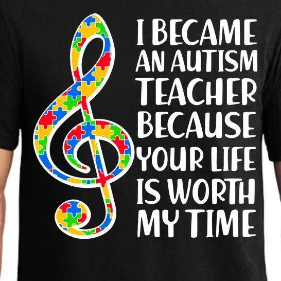 I Became An Autism Teacher For You Pajama Set