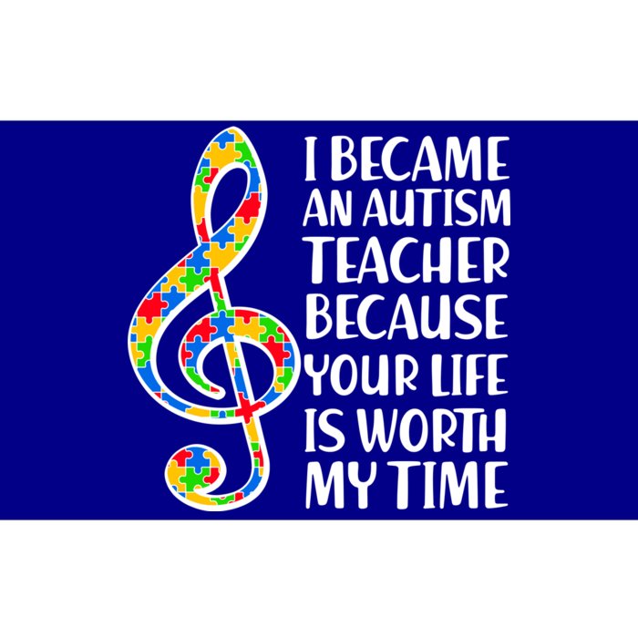 I Became An Autism Teacher For You Bumper Sticker