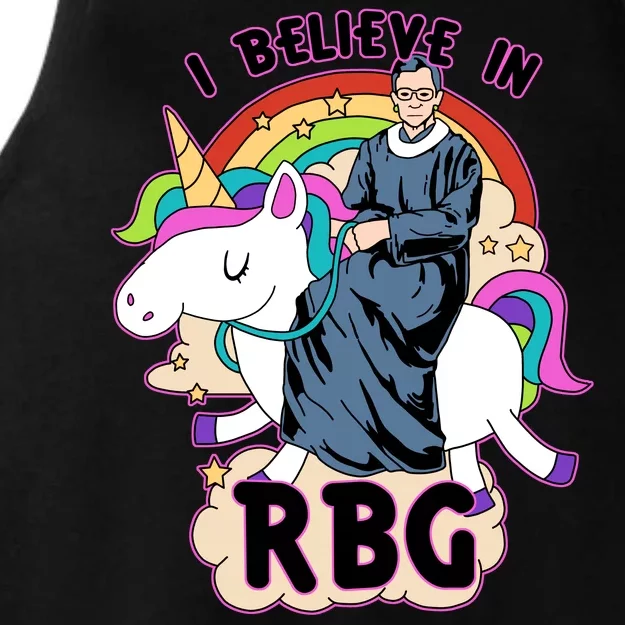 I Believe In RBG Ruth Bader Ginsburg Ladies Tri-Blend Wicking Tank