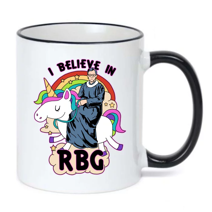 I Believe In RBG Ruth Bader Ginsburg Black Color Changing Mug