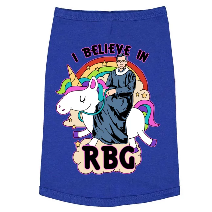 I Believe In RBG Ruth Bader Ginsburg Doggie Tank