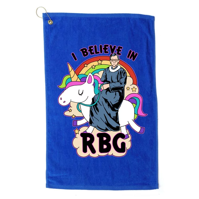 I Believe In RBG Ruth Bader Ginsburg Platinum Collection Golf Towel