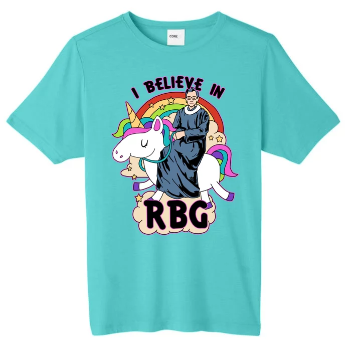 I Believe In RBG Ruth Bader Ginsburg ChromaSoft Performance T-Shirt