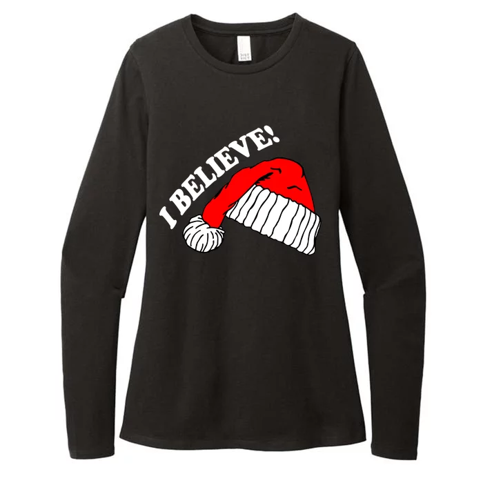 I Believe In Santa Claus Christmas Womens CVC Long Sleeve Shirt