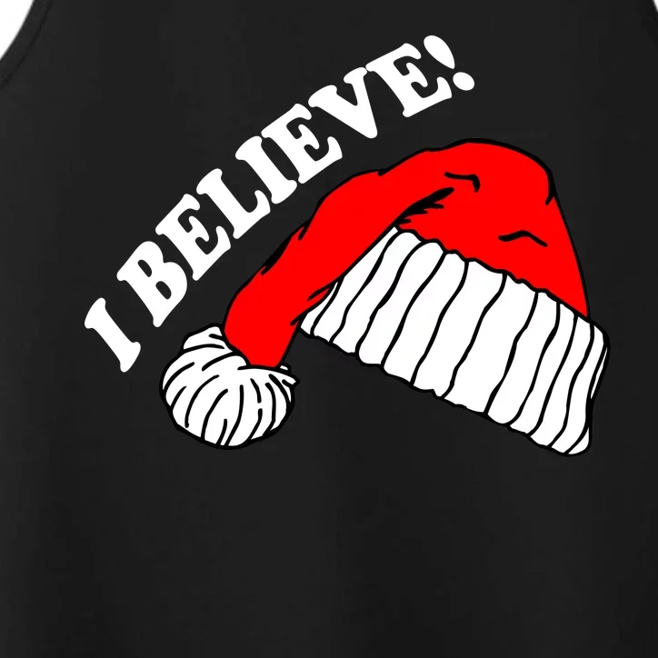 I Believe In Santa Claus Christmas Performance Tank