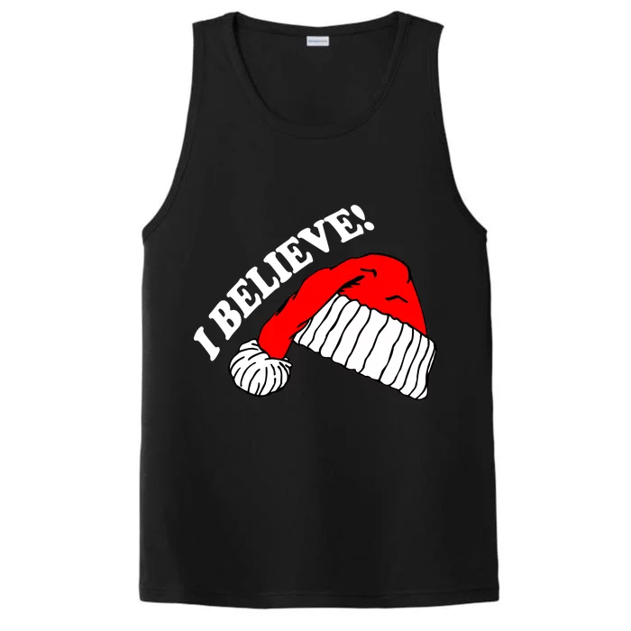 I Believe In Santa Claus Christmas Performance Tank