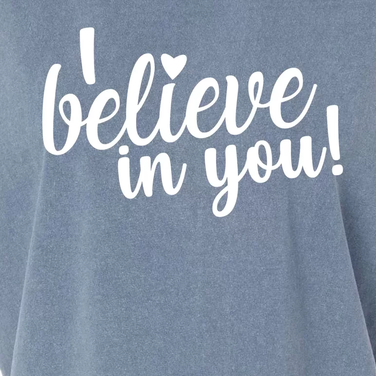 I Believe In You Teacher Garment-Dyed Women's Muscle Tee