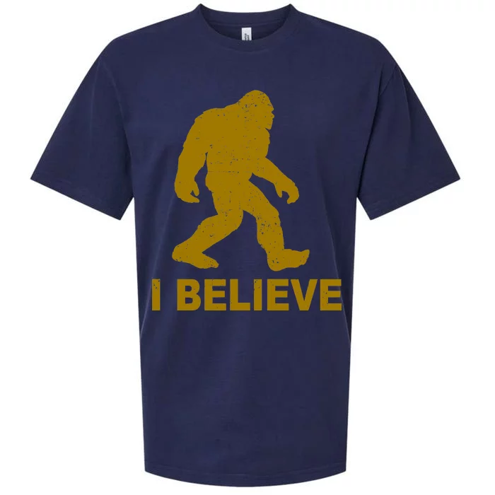 I Believe Sasquatch Bigfoot Sueded Cloud Jersey T-Shirt