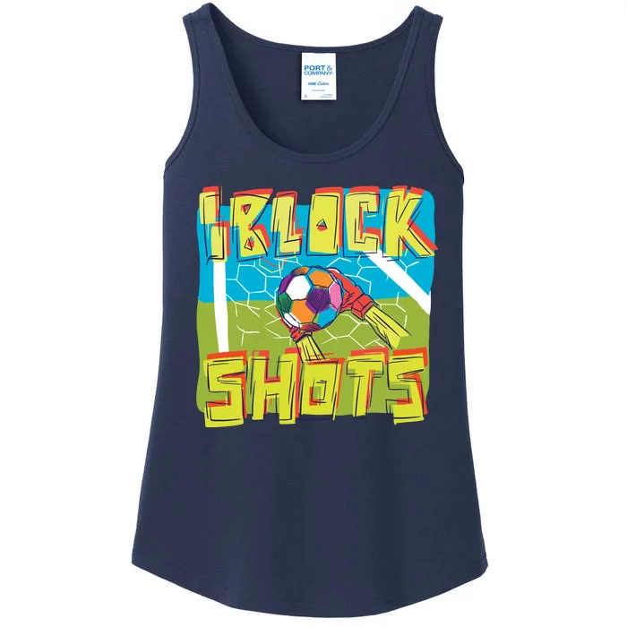 I Block Shots Ladies Essential Tank