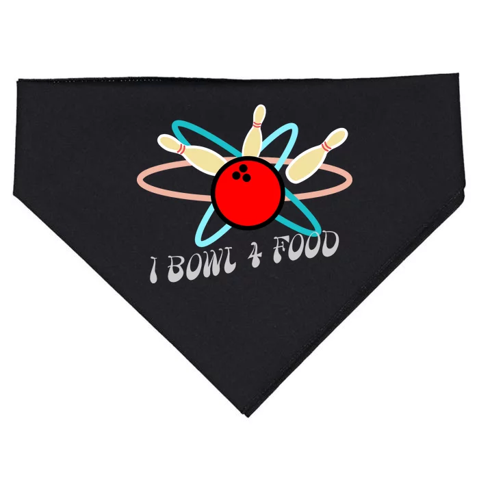 I Bowl For Food USA-Made Doggie Bandana