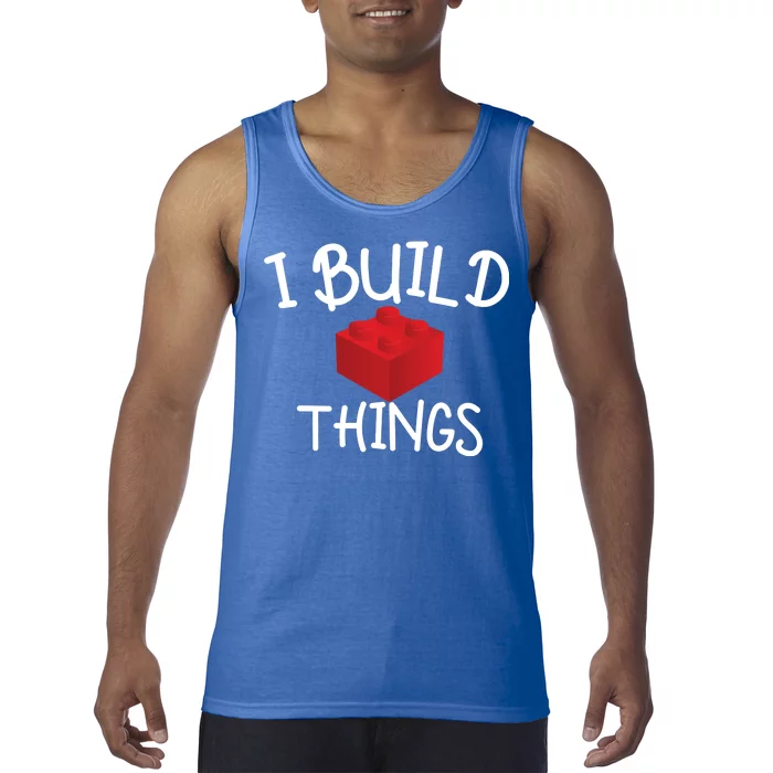 I Build Things Building Blocks Tank Top