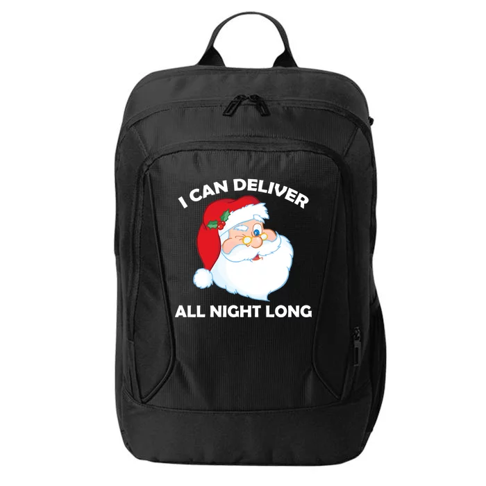 I Can Deliver All Night Long X-Mas Bad Santa City Backpack