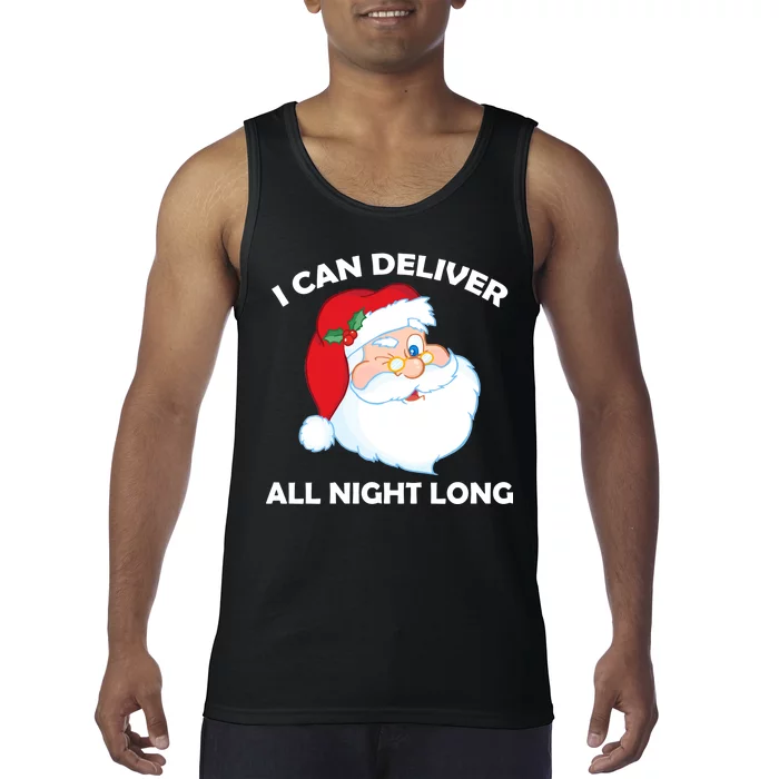 I Can Deliver All Night Long X-Mas Bad Santa Tank Top