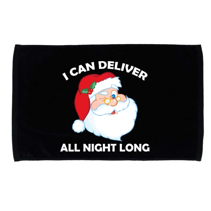 I Can Deliver All Night Long X-Mas Bad Santa Microfiber Hand Towel