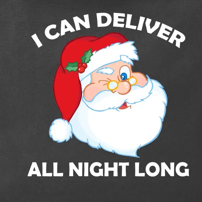 I Can Deliver All Night Long X-Mas Bad Santa Zip Tote Bag