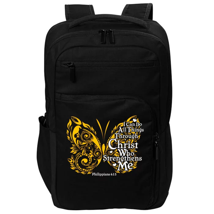 I Can Do All Things Through Christ Philippians 4:13 Impact Tech Backpack