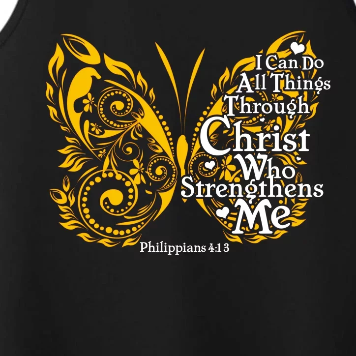 I Can Do All Things Through Christ Philippians 4:13 Performance Tank