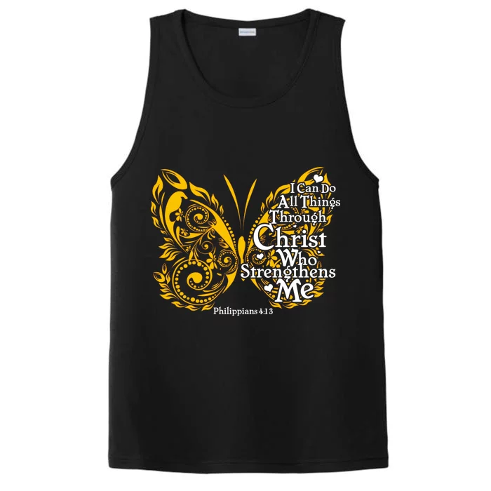 I Can Do All Things Through Christ Philippians 4:13 Performance Tank