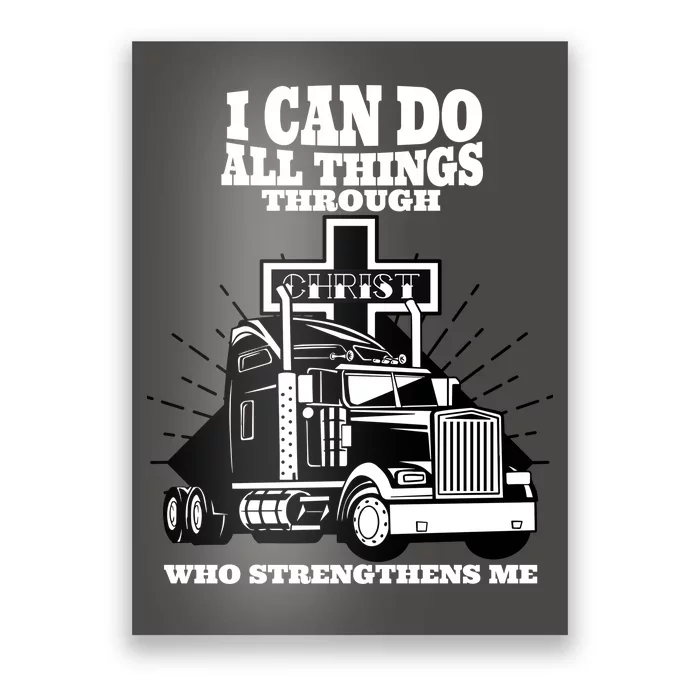 I Can Do All Things Through Christ Truck Driver Ladies Essential