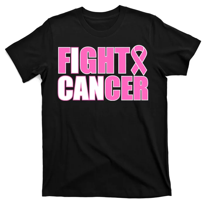 I Can Fight Cancer Breast Cancer Awareness T-Shirt