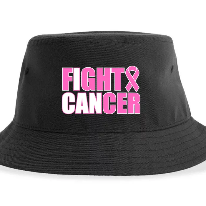 I Can Fight Cancer Breast Cancer Awareness Sustainable Bucket Hat