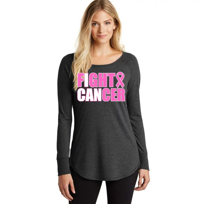 I Can Fight Cancer Breast Cancer Awareness Women's Perfect Tri Tunic Long Sleeve Shirt