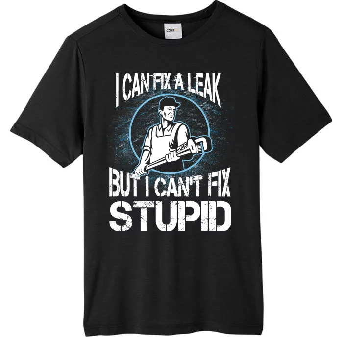 I Can Fix A Leak But Can't Fix Stupid ChromaSoft Performance T-Shirt