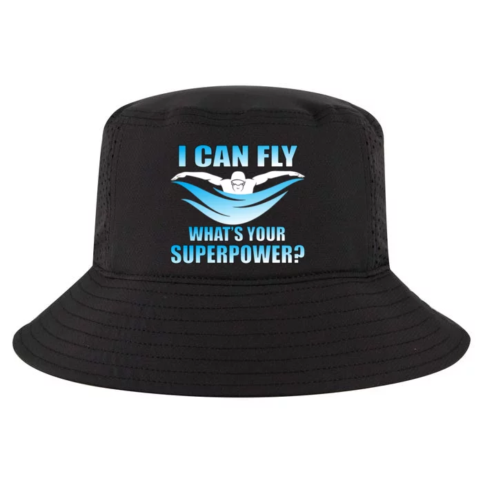 I Can Fly What's Your Superpower Swimming Cool Comfort Performance Bucket Hat