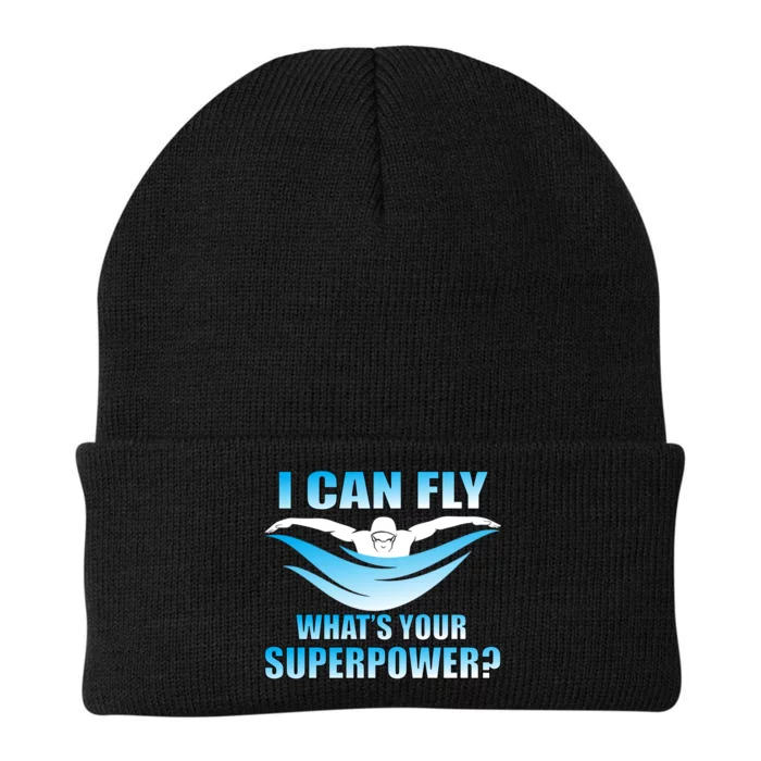 I Can Fly What's Your Superpower Swimming Knit Cap Winter Beanie