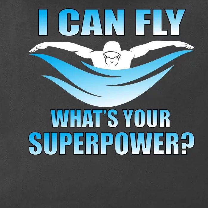 I Can Fly What's Your Superpower Swimming Zip Tote Bag