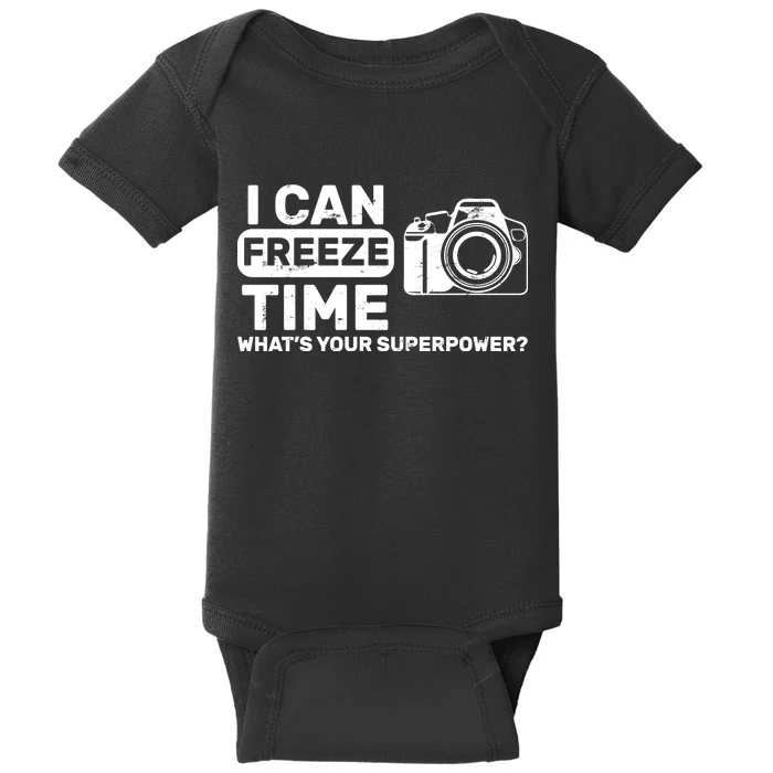 I Can Freeze Time What's Your Superpower? Baby Bodysuit