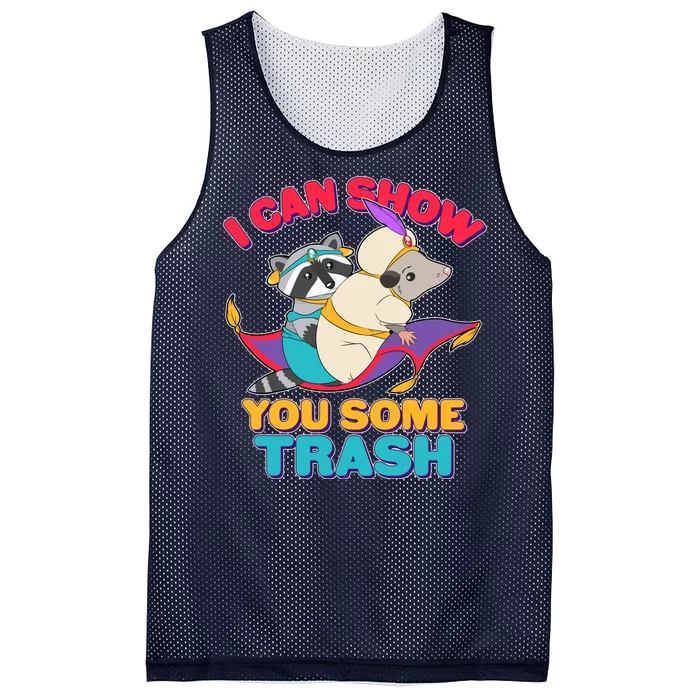 I Can Show You Some Trash Mesh Reversible Basketball Jersey Tank