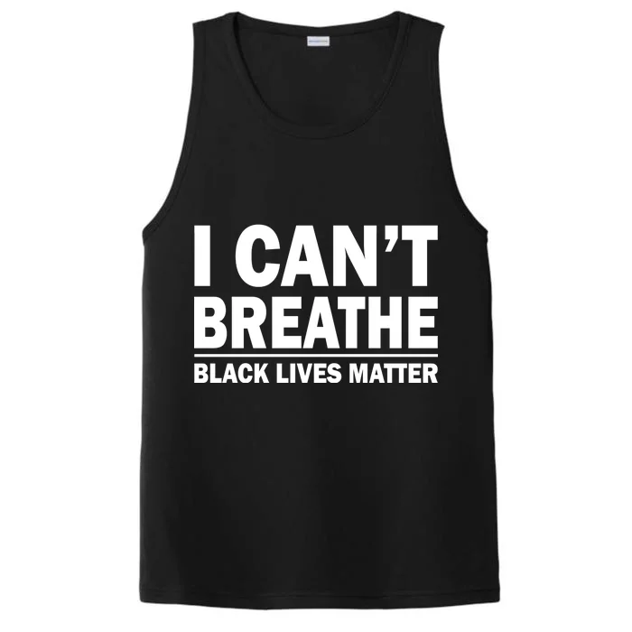 I Can't Breathe Black Lives Matter Performance Tank