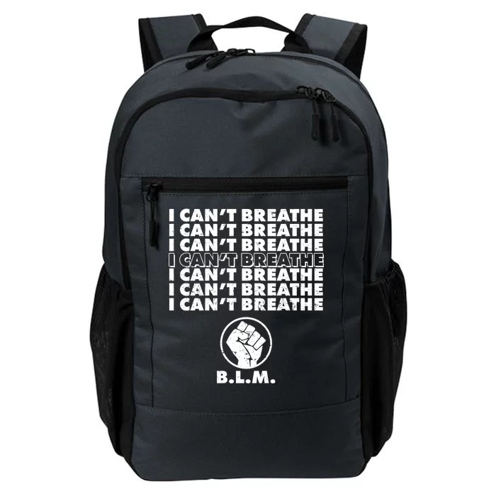 I Can't Breathe Black Lives Matter BLM Fist Daily Commute Backpack