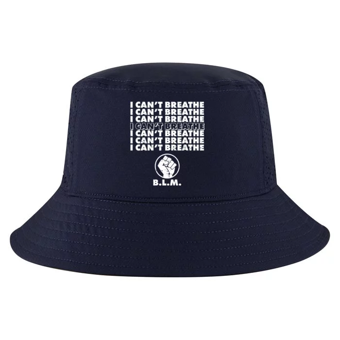 I Can't Breathe Black Lives Matter BLM Fist Cool Comfort Performance Bucket Hat