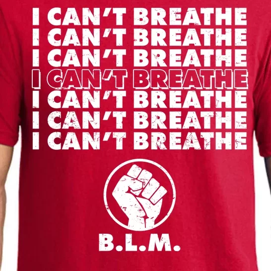 I Can't Breathe Black Lives Matter BLM Fist Pajama Set