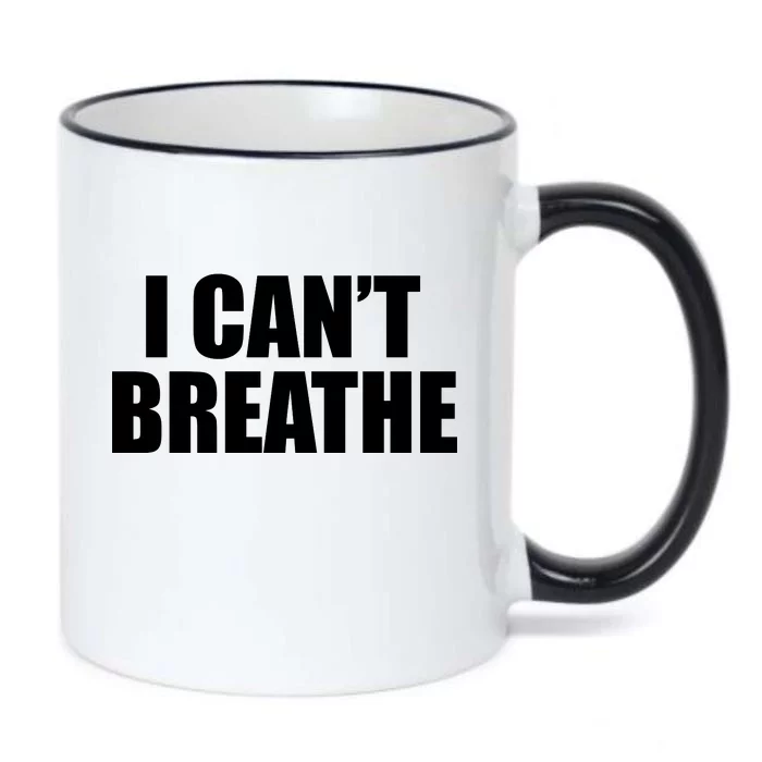 I Can't Breathe George Floyd Black Lives Matter Black Color Changing Mug