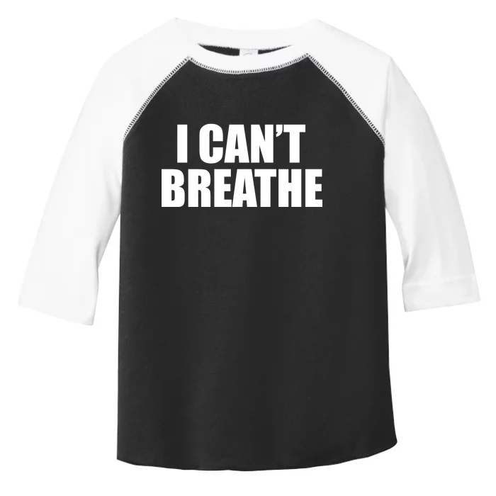 I Can't Breathe George Floyd Black Lives Matter Toddler Fine Jersey T-Shirt