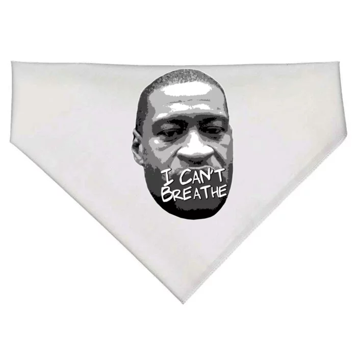 I Can't Breathe George Floyd BLM USA-Made Doggie Bandana