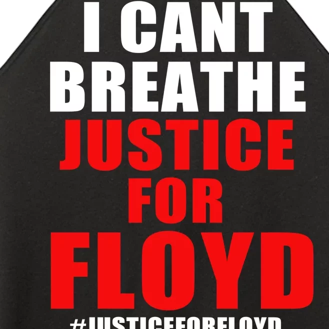 I Can't Breathe Justice For Floyd Women’s Perfect Tri Rocker Tank